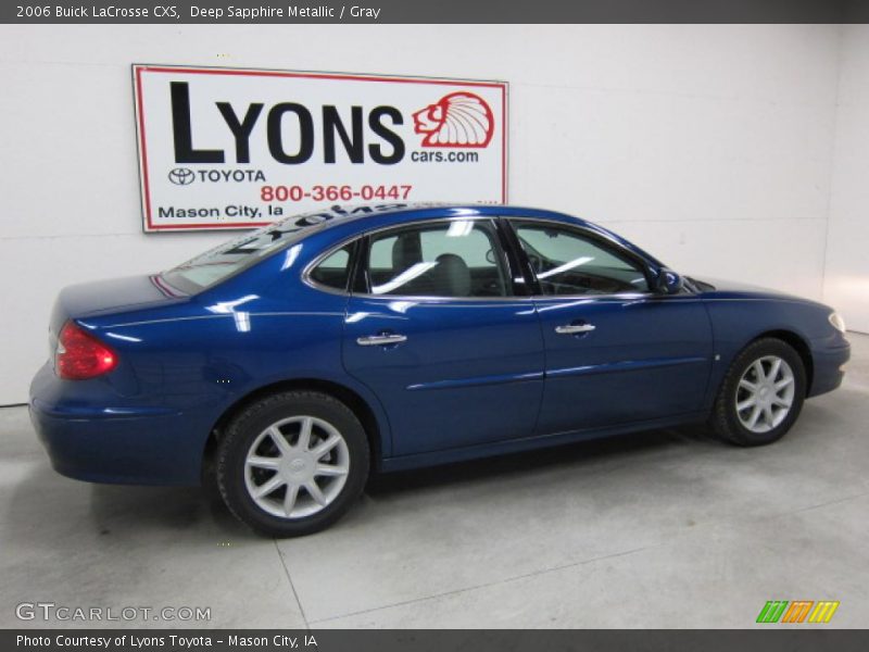 Deep Sapphire Metallic / Gray 2006 Buick LaCrosse CXS