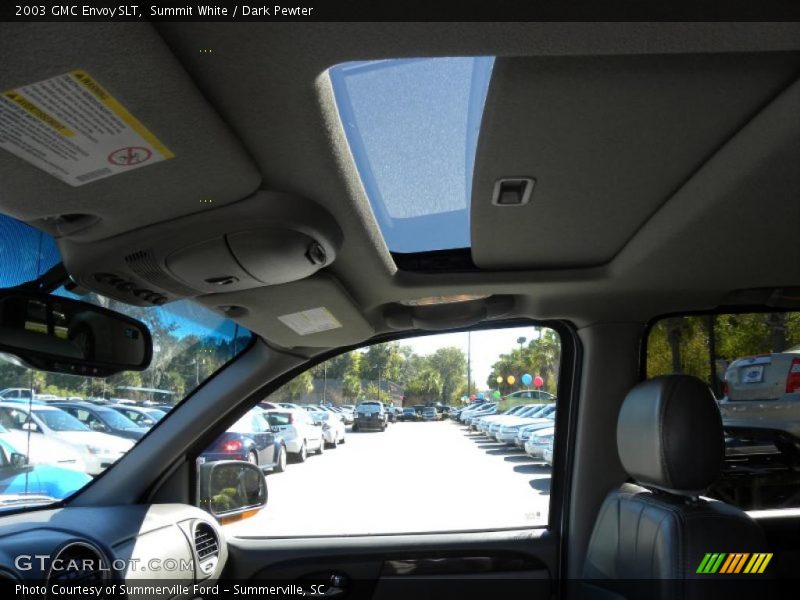 Summit White / Dark Pewter 2003 GMC Envoy SLT