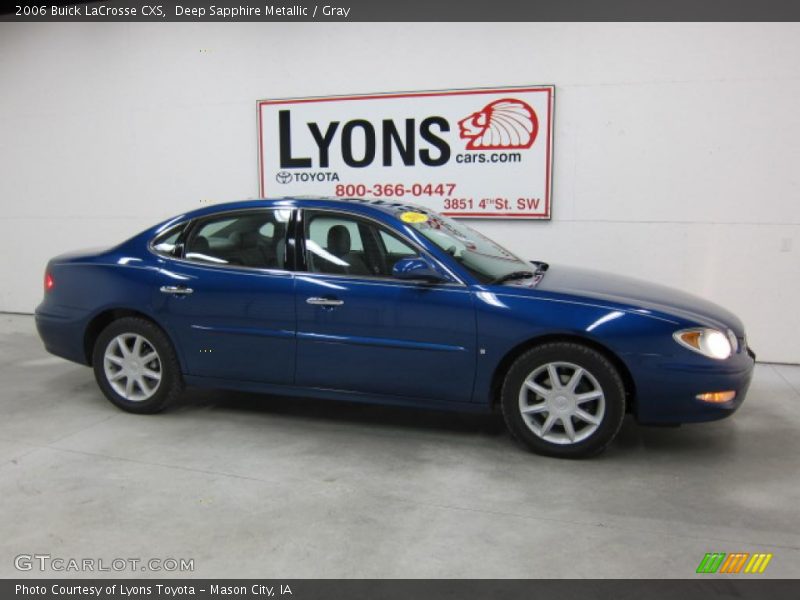 Deep Sapphire Metallic / Gray 2006 Buick LaCrosse CXS