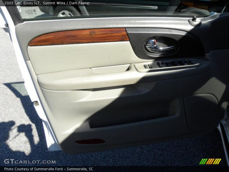 Summit White / Dark Pewter 2003 GMC Envoy SLT