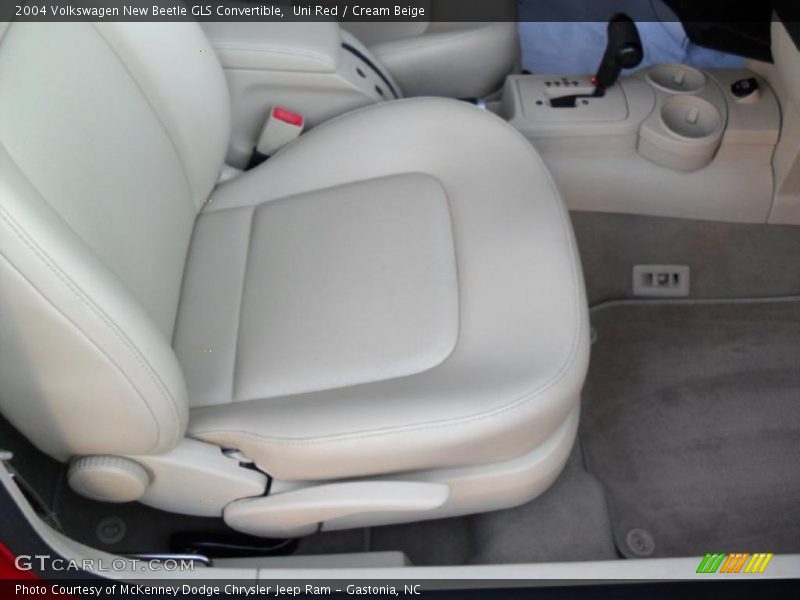 Uni Red / Cream Beige 2004 Volkswagen New Beetle GLS Convertible