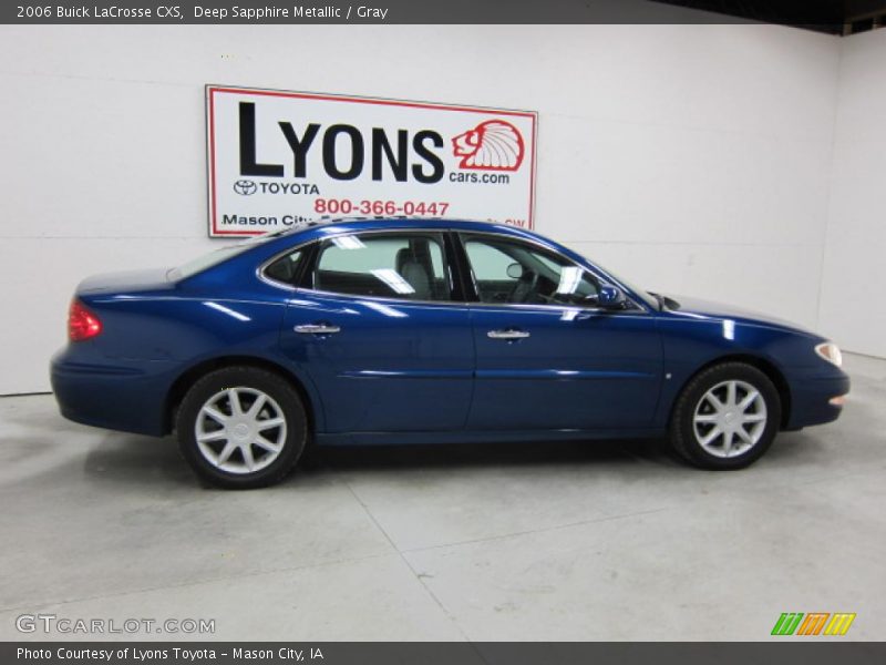 Deep Sapphire Metallic / Gray 2006 Buick LaCrosse CXS