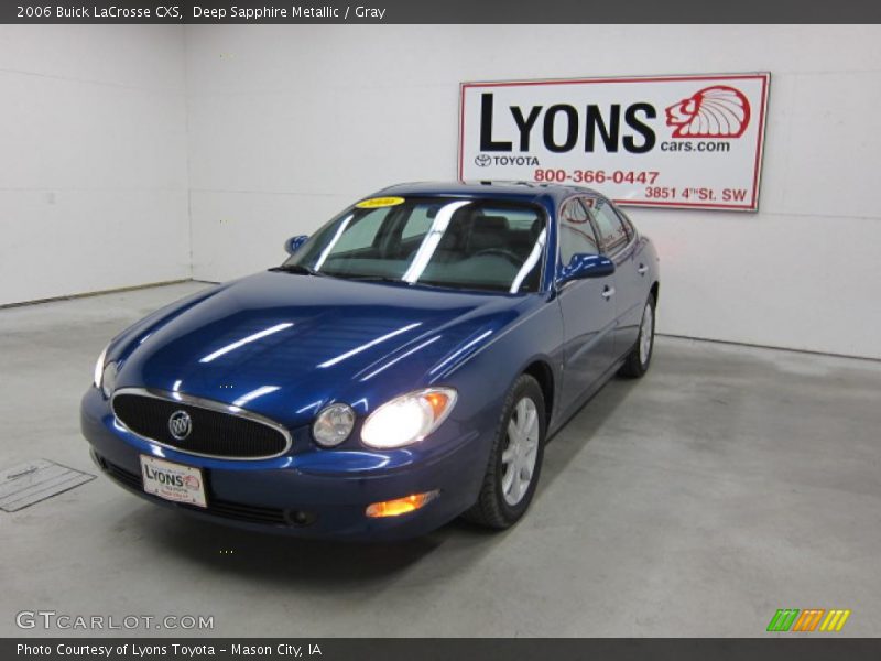 Deep Sapphire Metallic / Gray 2006 Buick LaCrosse CXS