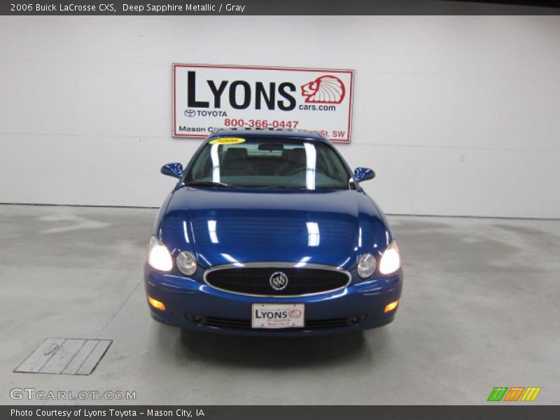 Deep Sapphire Metallic / Gray 2006 Buick LaCrosse CXS