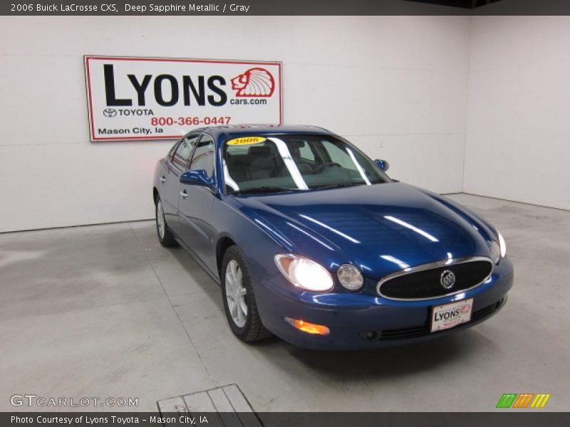 Deep Sapphire Metallic / Gray 2006 Buick LaCrosse CXS