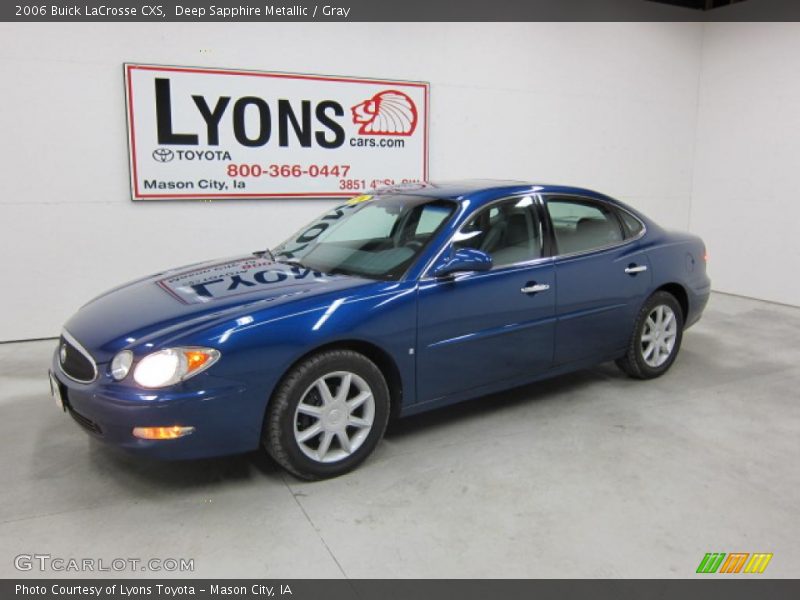 Deep Sapphire Metallic / Gray 2006 Buick LaCrosse CXS