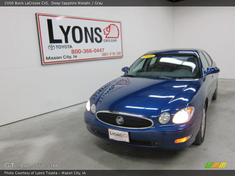 Deep Sapphire Metallic / Gray 2006 Buick LaCrosse CXS