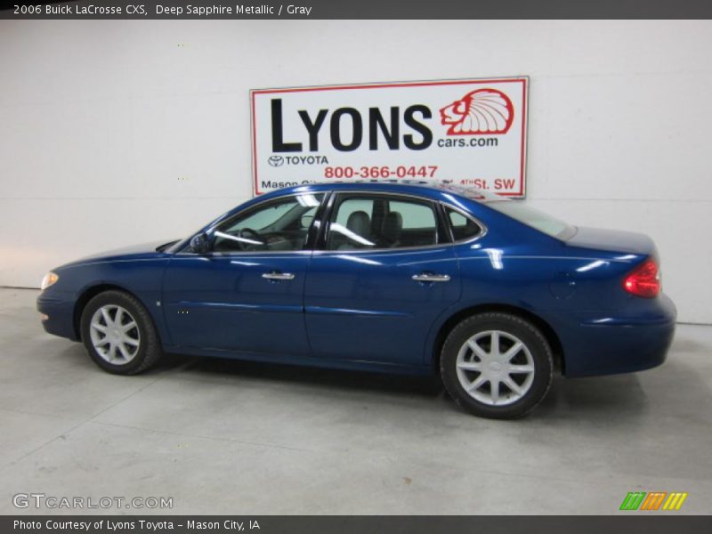 Deep Sapphire Metallic / Gray 2006 Buick LaCrosse CXS