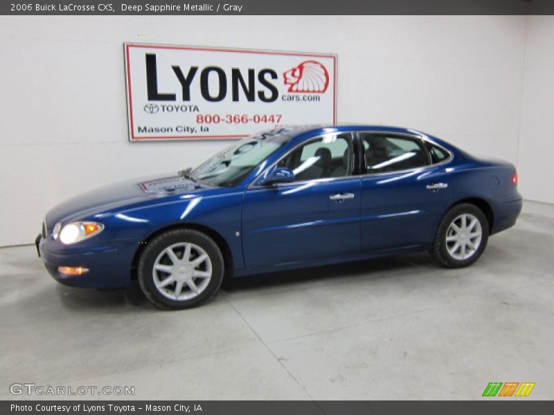 Deep Sapphire Metallic / Gray 2006 Buick LaCrosse CXS