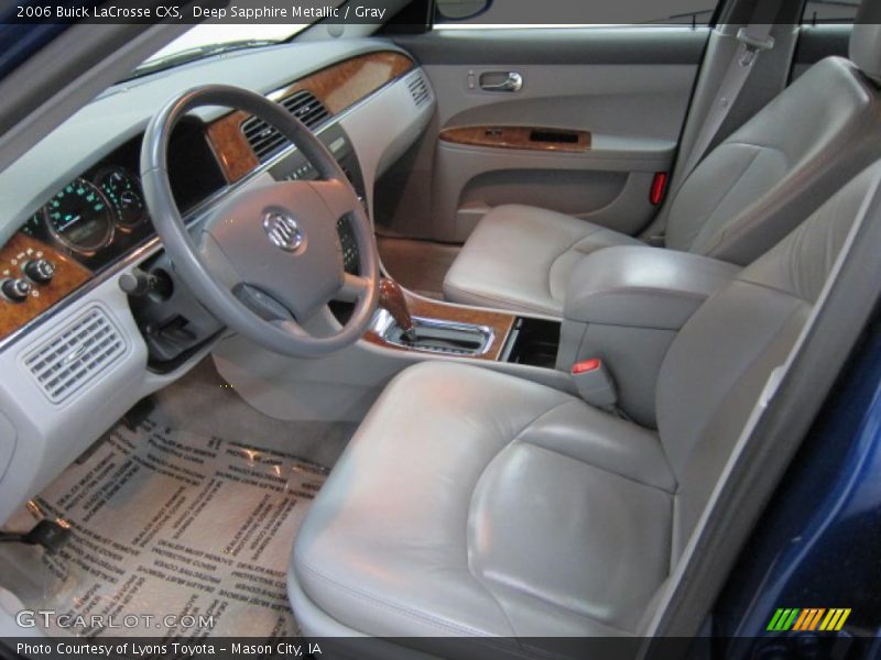 Deep Sapphire Metallic / Gray 2006 Buick LaCrosse CXS