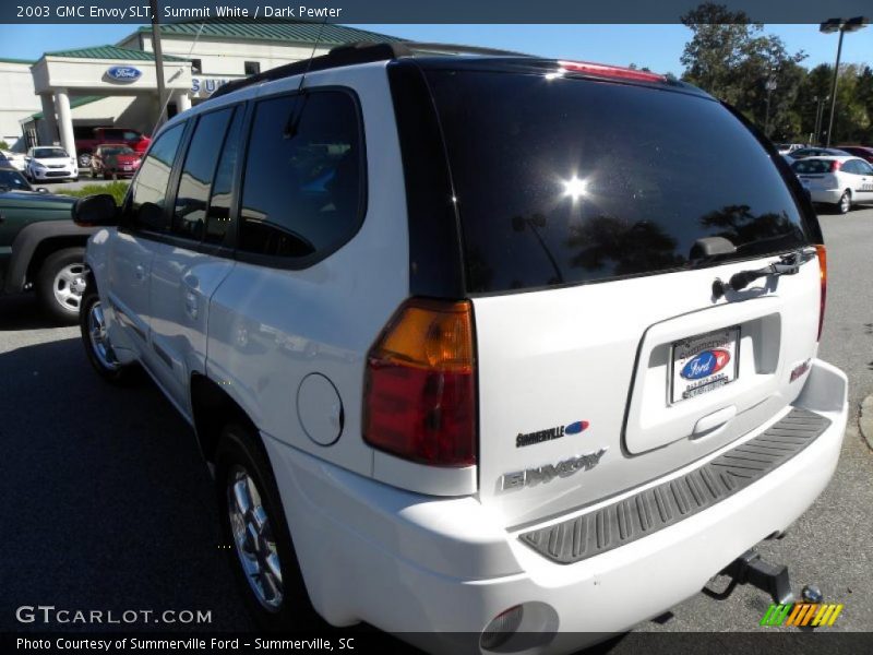 Summit White / Dark Pewter 2003 GMC Envoy SLT