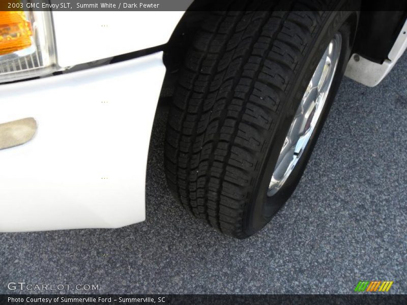 Summit White / Dark Pewter 2003 GMC Envoy SLT