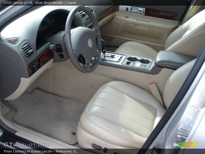 Silver Birch Metallic / Camel 2005 Lincoln LS V8