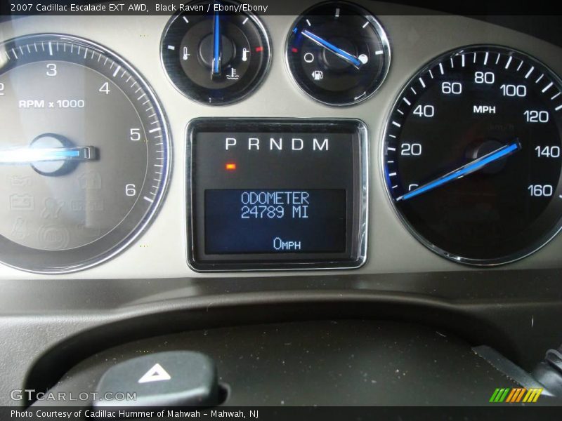 Black Raven / Ebony/Ebony 2007 Cadillac Escalade EXT AWD