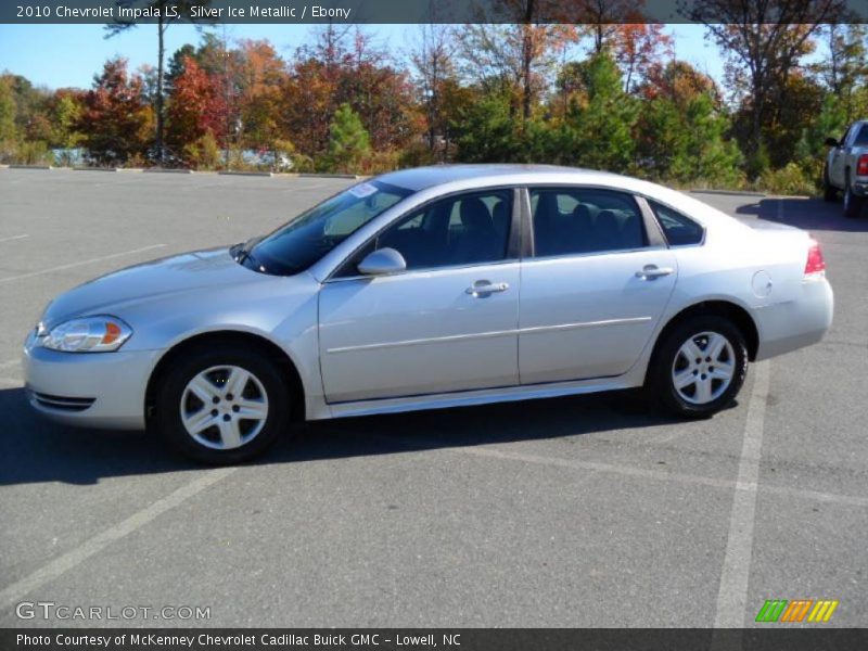Silver Ice Metallic / Ebony 2010 Chevrolet Impala LS