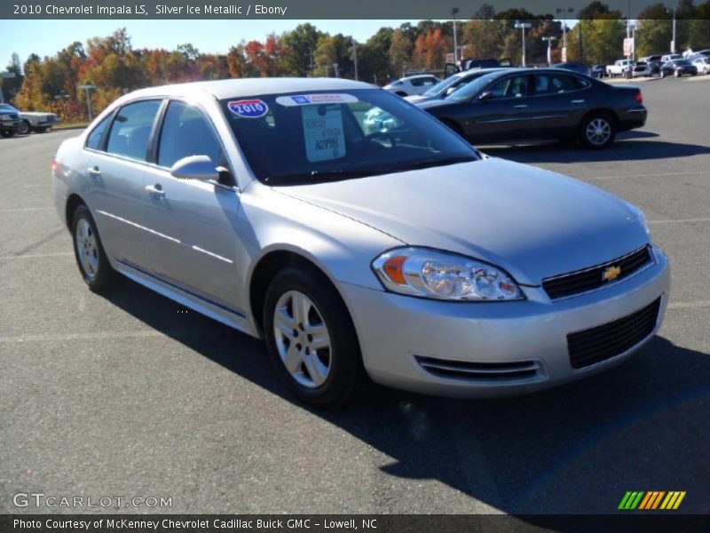 Silver Ice Metallic / Ebony 2010 Chevrolet Impala LS