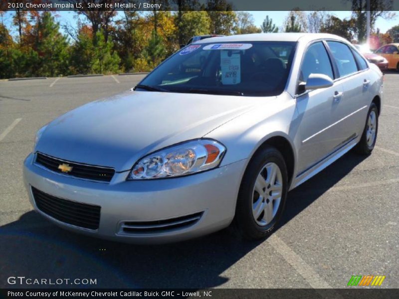 Silver Ice Metallic / Ebony 2010 Chevrolet Impala LS