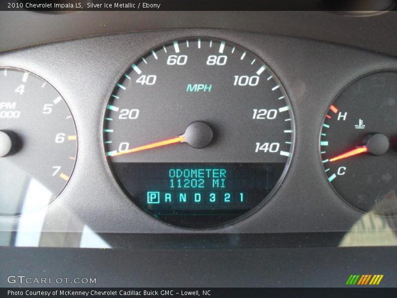 Silver Ice Metallic / Ebony 2010 Chevrolet Impala LS