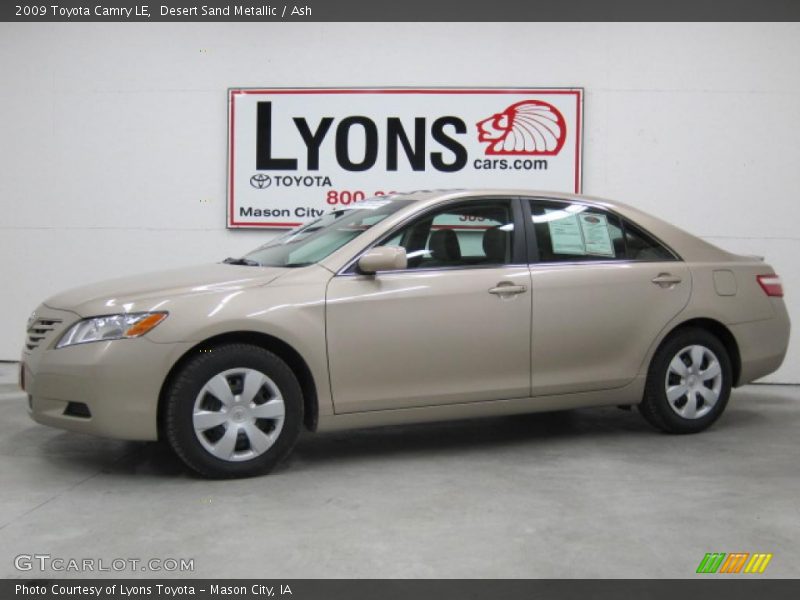 Desert Sand Metallic / Ash 2009 Toyota Camry LE