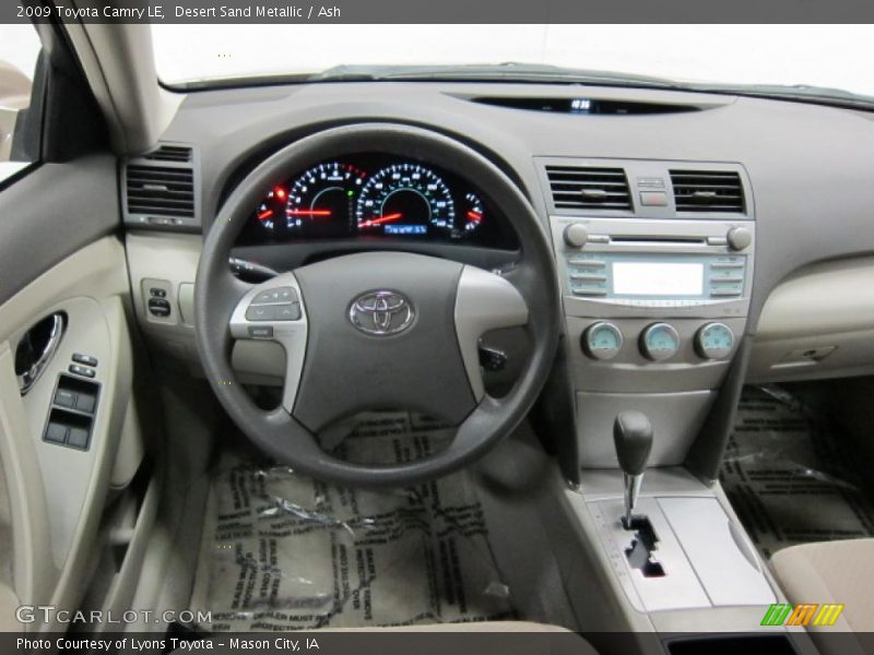 Dashboard of 2009 Camry LE