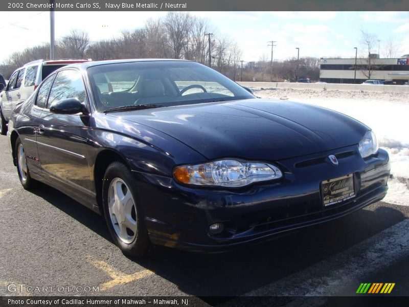 Navy Blue Metallic / Neutral 2002 Chevrolet Monte Carlo SS