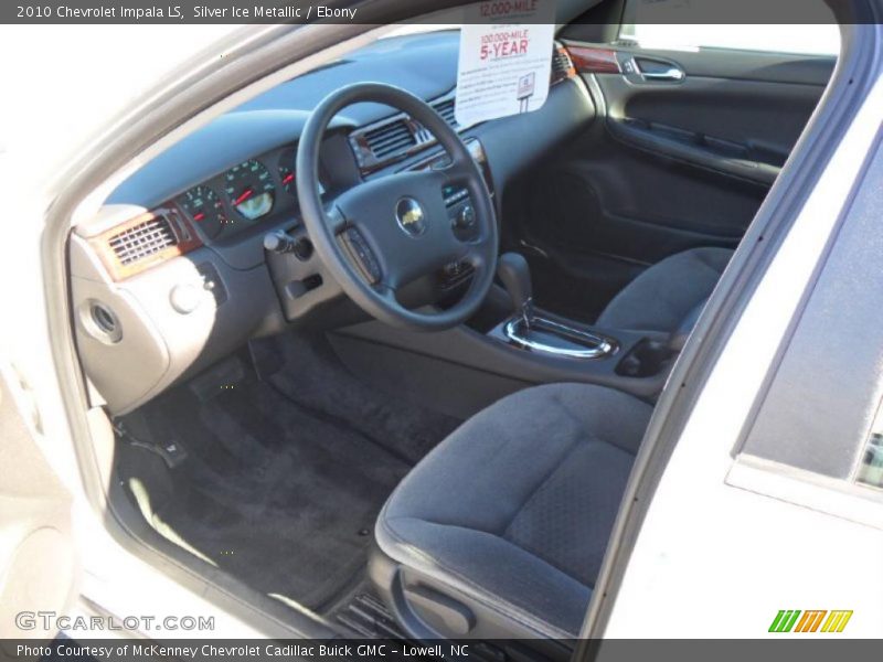 Silver Ice Metallic / Ebony 2010 Chevrolet Impala LS