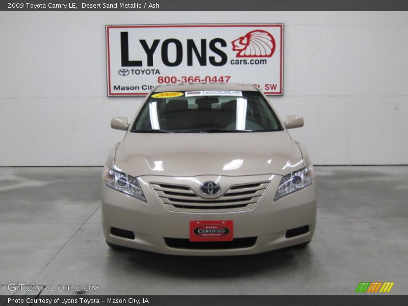 Desert Sand Metallic / Ash 2009 Toyota Camry LE
