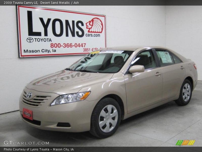 Desert Sand Metallic / Ash 2009 Toyota Camry LE