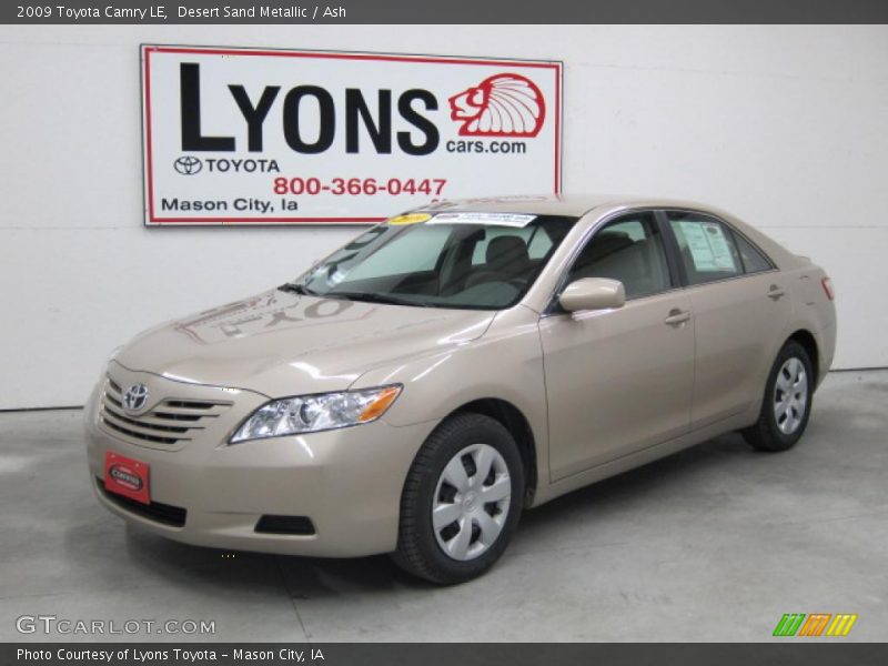 Desert Sand Metallic / Ash 2009 Toyota Camry LE