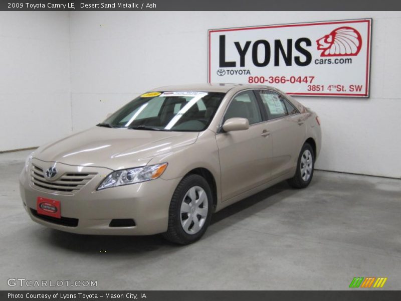 Desert Sand Metallic / Ash 2009 Toyota Camry LE