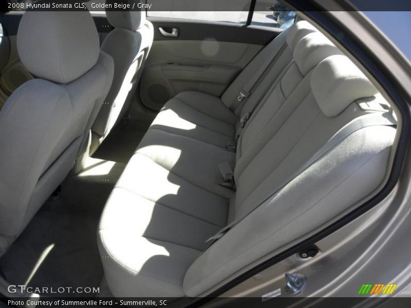 Golden Beige / Gray 2008 Hyundai Sonata GLS