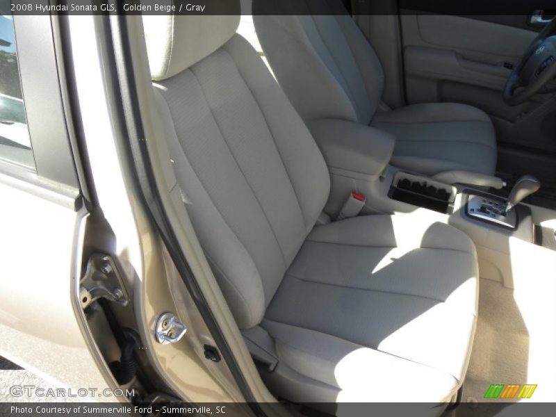 Golden Beige / Gray 2008 Hyundai Sonata GLS