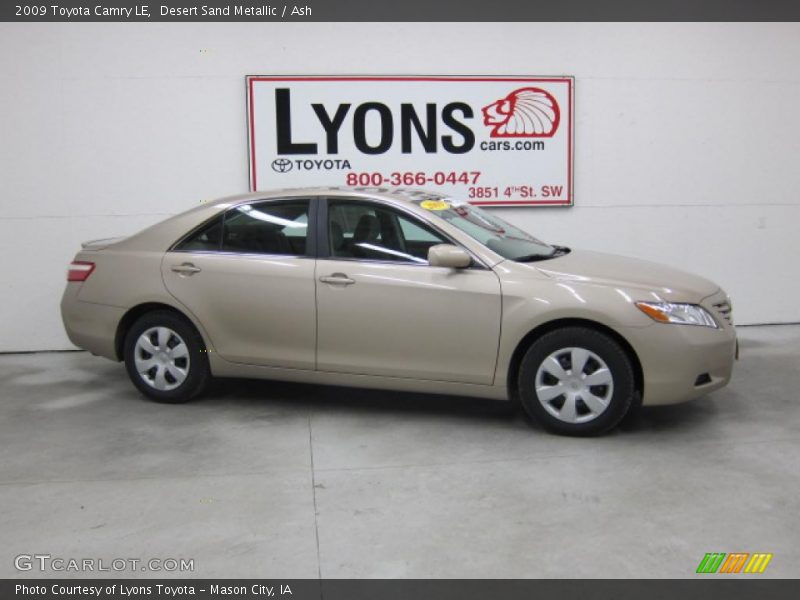 Desert Sand Metallic / Ash 2009 Toyota Camry LE