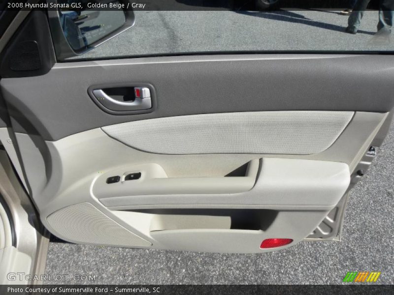 Golden Beige / Gray 2008 Hyundai Sonata GLS