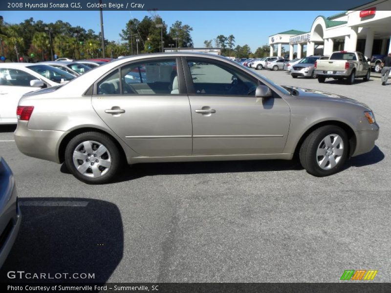 Golden Beige / Gray 2008 Hyundai Sonata GLS