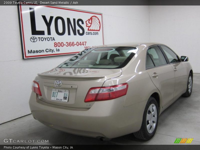 Desert Sand Metallic / Ash 2009 Toyota Camry LE