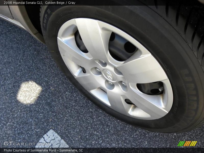 Golden Beige / Gray 2008 Hyundai Sonata GLS