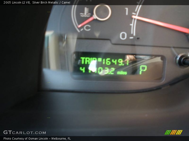 Silver Birch Metallic / Camel 2005 Lincoln LS V8