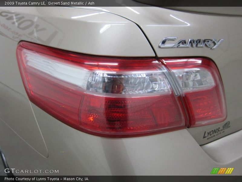 Desert Sand Metallic / Ash 2009 Toyota Camry LE