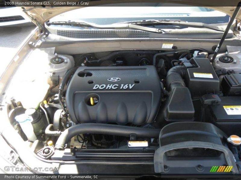 Golden Beige / Gray 2008 Hyundai Sonata GLS