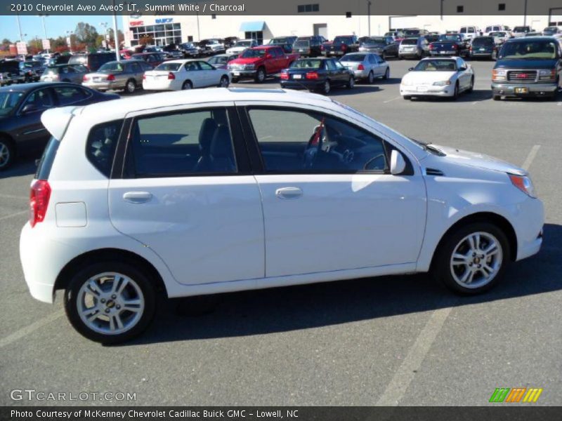 Summit White / Charcoal 2010 Chevrolet Aveo Aveo5 LT