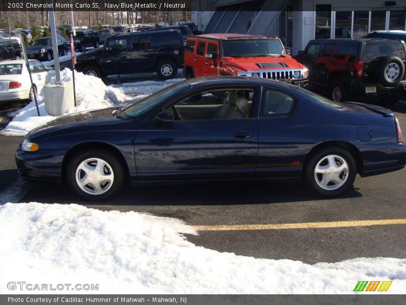 Navy Blue Metallic / Neutral 2002 Chevrolet Monte Carlo SS