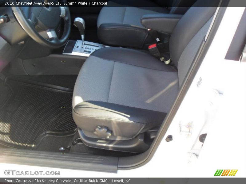  2010 Aveo Aveo5 LT Charcoal Interior