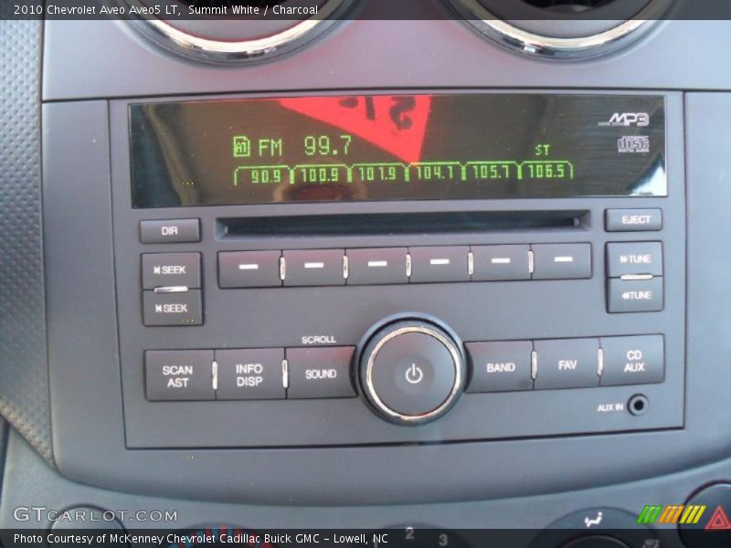 Controls of 2010 Aveo Aveo5 LT