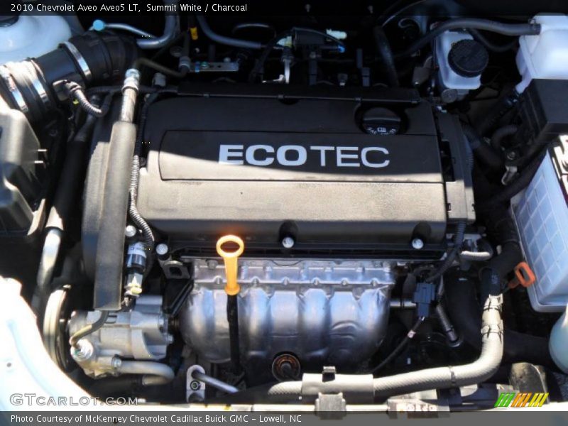  2010 Aveo Aveo5 LT Engine - 1.6 Liter DOHC 16-Valve VVT Ecotech 4 Cylinder
