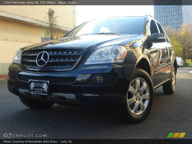 Black / Black 2006 Mercedes-Benz ML 350 4Matic