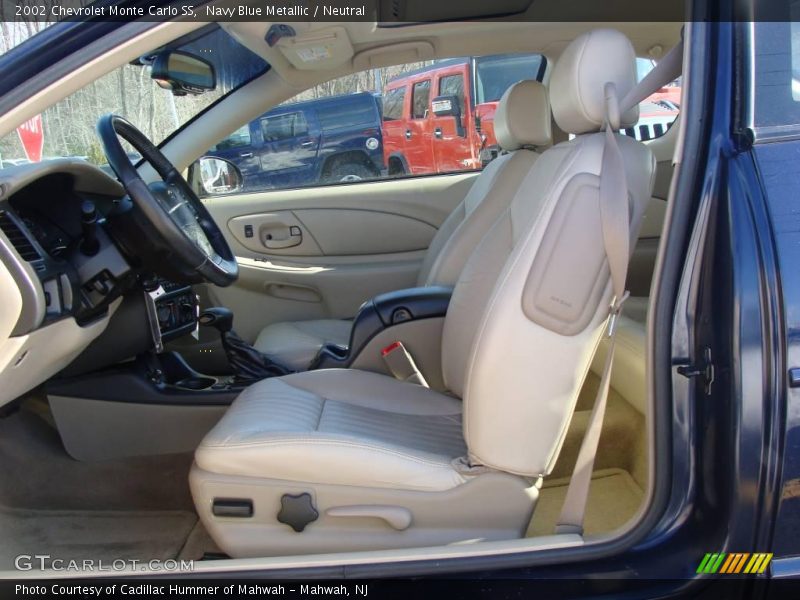 Navy Blue Metallic / Neutral 2002 Chevrolet Monte Carlo SS