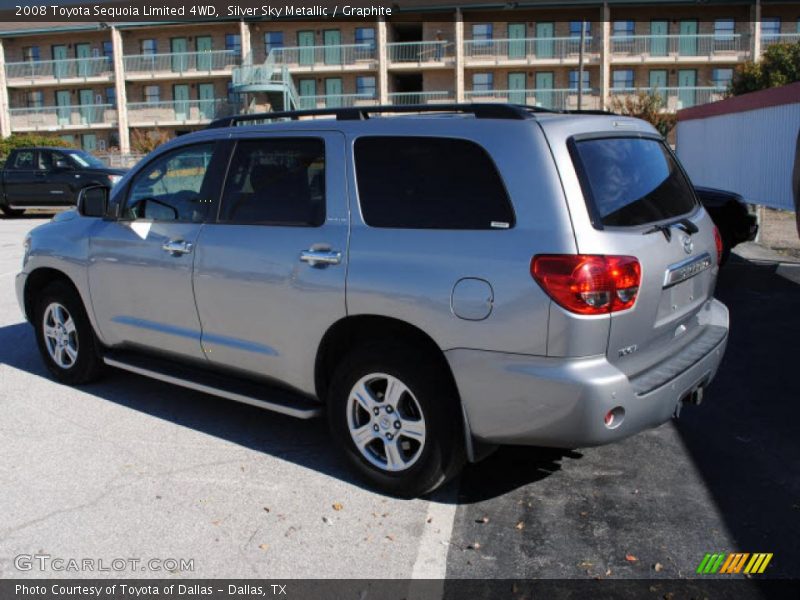 Silver Sky Metallic / Graphite 2008 Toyota Sequoia Limited 4WD