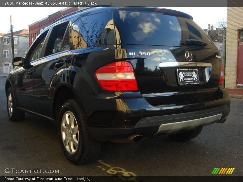 Black / Black 2006 Mercedes-Benz ML 350 4Matic