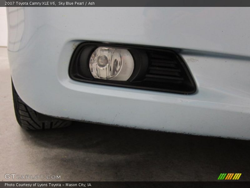 Sky Blue Pearl / Ash 2007 Toyota Camry XLE V6